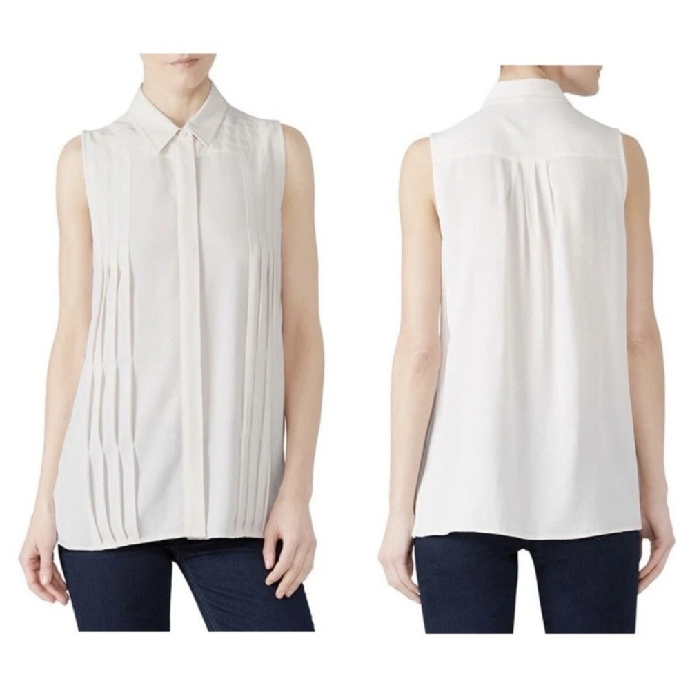 Equipment Femme Womens Melisande Pintuck Viscose Top Pink S/P